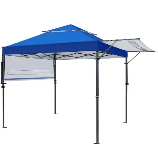 Yaheetech 10x17ft Pop-up Gazebo Canopy with Double Awnings image {11}