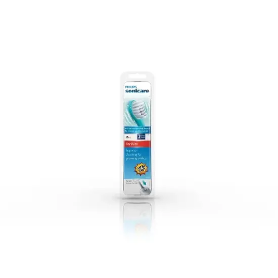 Philips Sonicare for Kids Replacement Electric Toothbrush Head Compact - HX6032/94 - White - 2ct image {2}
