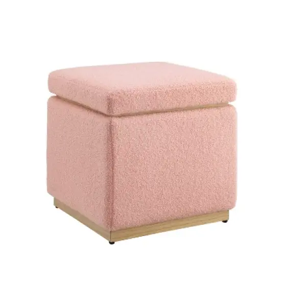 Lucinda Square Ottoman - Linon image {10}