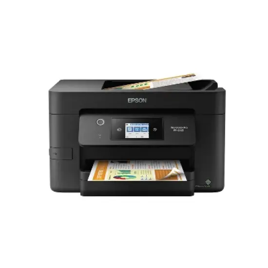 Epson WorkForce Pro WF-3820 Wireless All-in-One Printer - Black: USB, Wi-Fi, AirPrint image {7}