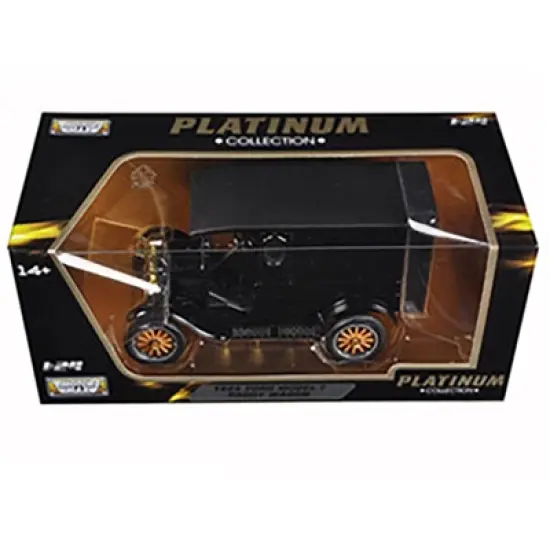 1925 Ford Model T Paddy Wagon Black 1/24 Diecast Model Car by Motormax image {2}