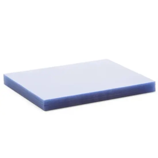 Juvale 100 Pack Clear Presentation Cover Sheets, Transparent Binding Cover for Business Documents, School Projects, 10-Mil, Clear, 8.5x11 In image {6}