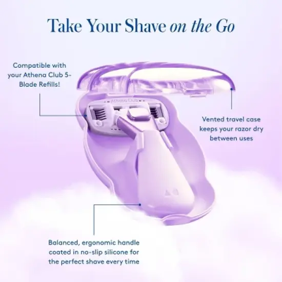 Athena Club Mini Razor - Trial Size - Lilac image {4}