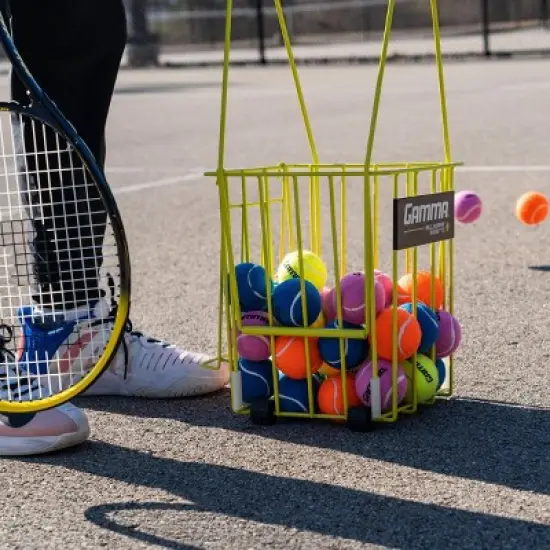 GAMMA Sports BallHopper Hi-Rise 75 with Wheels - Yellow image {2}