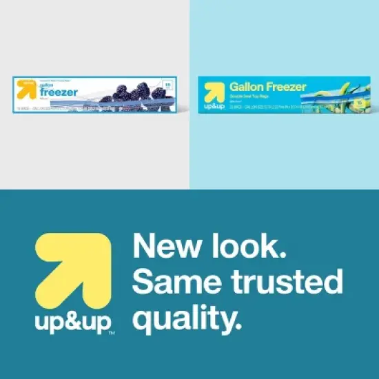 Gallon Freezer Storage Bags - up&up&trade; image {3}