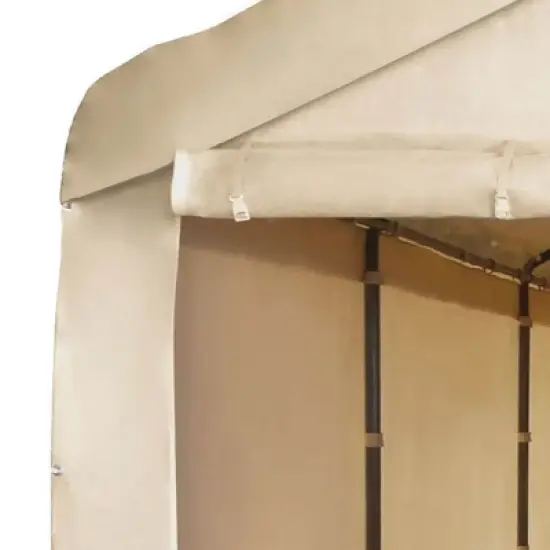 Caravan Canopy Mega Domain Carport 4 Sidewalls, Tan (Sidewalls Only) image {1}