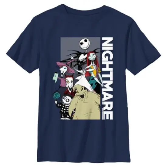 Boy's The Nightmare Before Christmas Halloween Group Shot T-Shirt image {3}