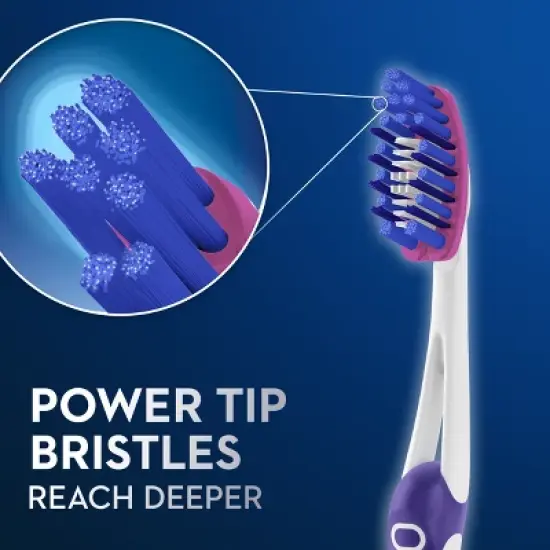 Oral-B 3D White Pro Flex Stain Eraser Toothbrush - Medium - 4ct image {6}