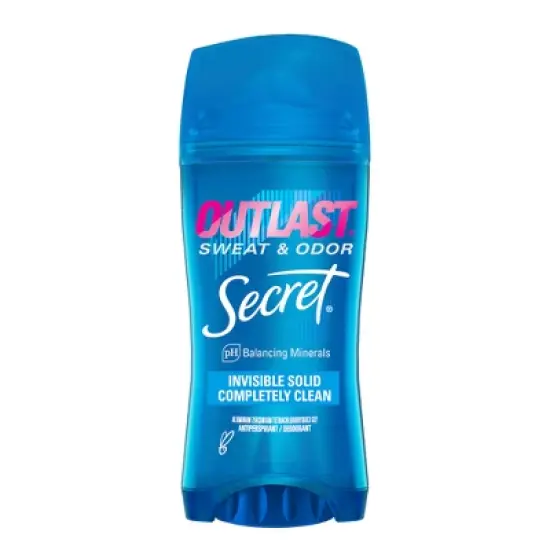 Secret Outlast Invisible Solid Antiperspirant & Deodorant for Women - Completely Clean Scent - 2.6oz image {1}