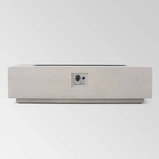 Navan 5pc Aluminum Chat Set with Fire Pit - Dark Gray/Black/Light Gray - Christopher Knight Home image {6}