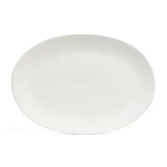 over&back Coupe Hand-Finished Stoneware Oval Serving Platter Semi-Matte image {13}