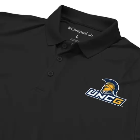 Men's University of North Carolina at Greensboro Adult Polo Left Chest Logo image {3}