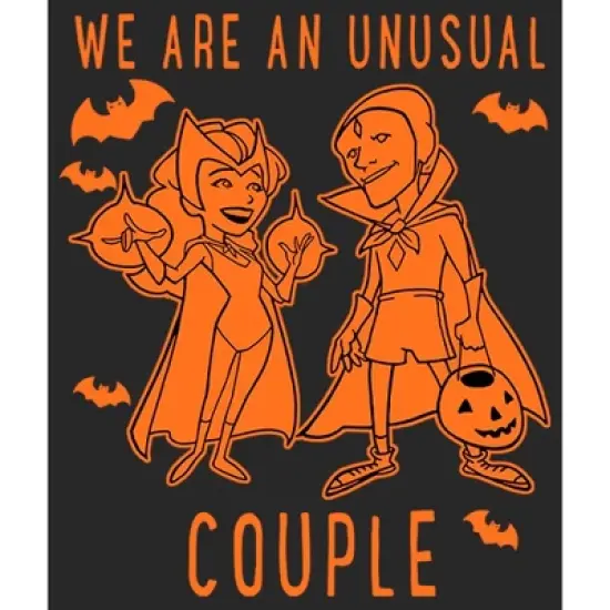 Women's Marvel WandaVision Orange Sketch T-Shirt image {1}