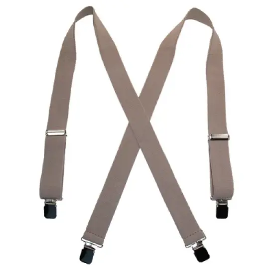 CTM Men's Terry Casual Elastic Clip-End 1 1/2 Inch Suspenders image {6}