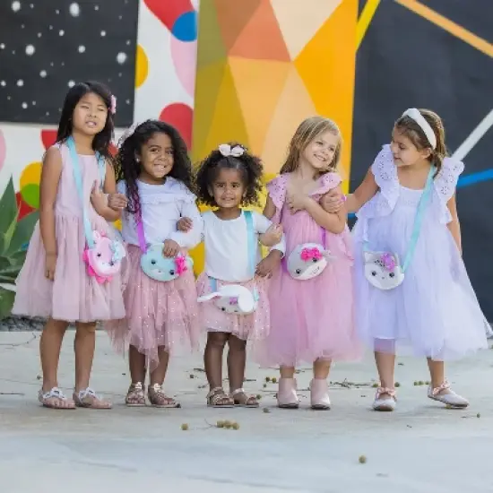 Adora Be Bright Purse for Little Girls - Stuffed Animal Wolf Design - Eyes Light Up image {7}