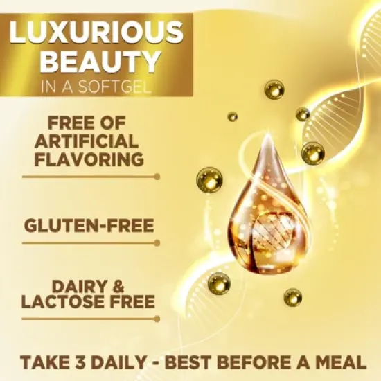 Hair Vitamins Women 5000mcg - Biotin, Collagen & PABA, Womens Hair Growth, Skin, Nails & Keratin Support - 60 Softgels By Nature's Nutrition image {6}