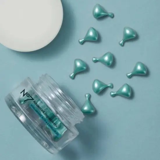 No7 Advanced Ingredients Hyaluronic Acid & Camellia Oil Facial Capsules - 30ct image {7}