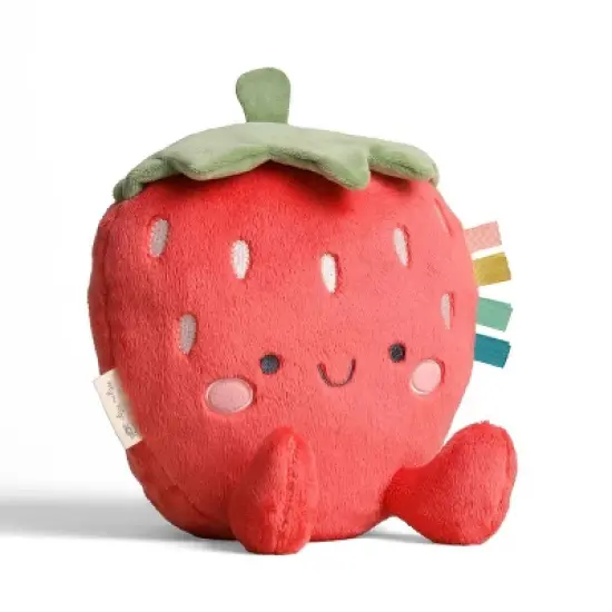 Itzy Ritzy Sweetie Snuggles Plush Stuffed Animal - Strawberry image {8}