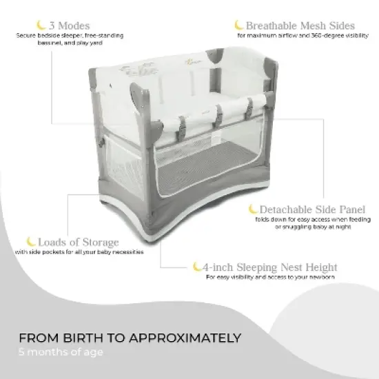 Arm's Reach Mini Ezee&trade; 3 in 1 CO-SLEEPER&reg; Bassinet image {5}