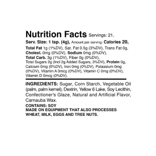 Mystic Sprinkles Only Orange Jimmies Sprinkles 3oz Bottle image {7}