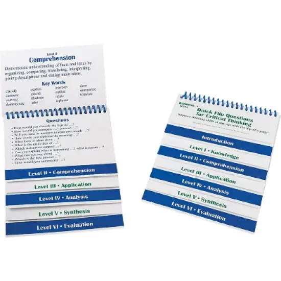Edupress Questions for Critical Thinking Quick Flip Resource image {1}