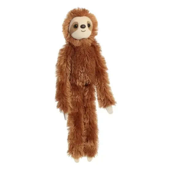 Aurora Swing Gang 24" Hanging Sloth Brown Stuffed Animal image {1}