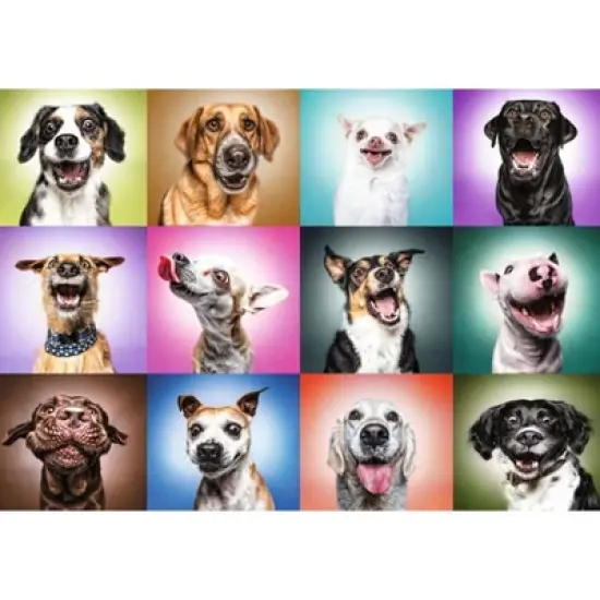 Trefl Funny Dogs Faces Jigsaw Puzzle - 1000pc image {2}
