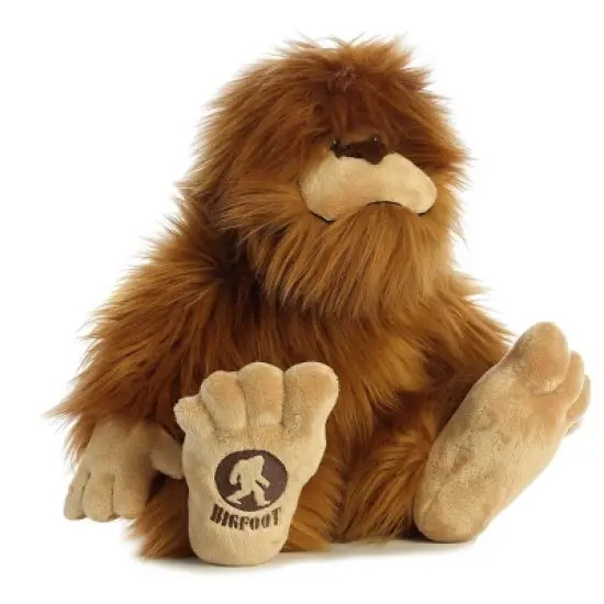 Aurora Fantasy 12" Big Foot Brown Stuffed Doll image {1}