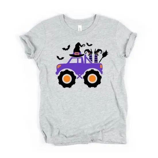 The Juniper Shop Halloween Truck Kids Short Sleeve Tee image {3}