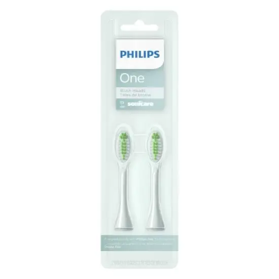Philips One by Sonicare Replacement Electric Toothbrush Head - 2pk image {7}