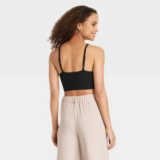 Women's V-Neck Bralette Sweater - A New Day&trade; image {1}