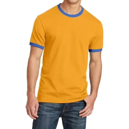Mafoose Men's Short Sleeve Core Cotton Soft Classic Ringer Tee image {9}