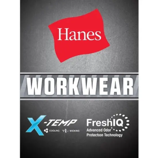 Hanes Workwear X-Temp Men's Pocket T-Shirt, 2-Pack image {1}