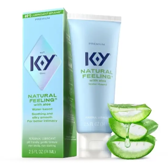 K-Y Natural Feeling Lubricant - Aloe Vera - 2.5oz image {12}