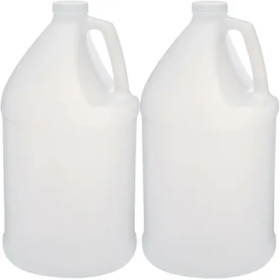 1 Gallon HDPE Plastic Jug with Child-Resistant Caps Made in USA - Pack of 2 image {6}