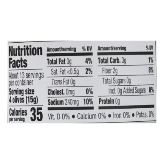 Jeff's Garden Organic Pitted Greek Kalamata Olives - Case of 6/7 oz image {5}