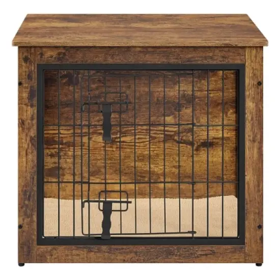 Yaheetech Industrial Multi-functional Dog Crate Furniture Wooden Dog Kennel image {8}