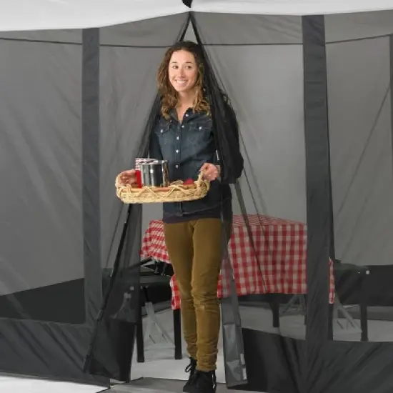 Tailgaterz Magnet Screenhouse - Black image {2}