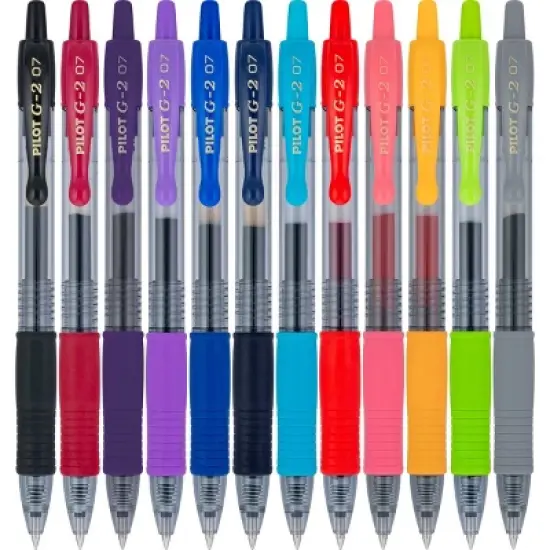 Pilot 12pk G2 Limited Edition Harmony Collection Gel Pens Fine Point 0.7mm Assorted Inks image {1}