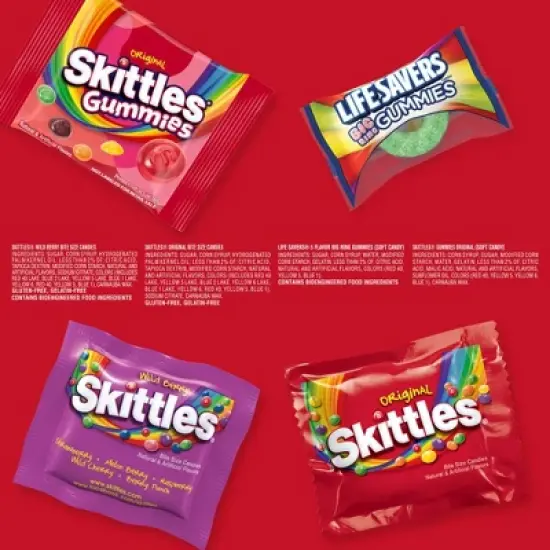 Skittles, Skittles Gummies & Life Savers Gummies Candy Variety Bag Party Size - 18.56oz image {7}