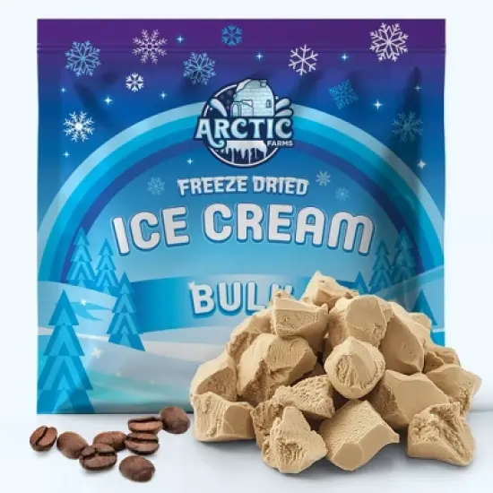 Arctic Farms Freeze Dried Ice Cream That Does Not Melt (Bits) (Coffee) image {8}