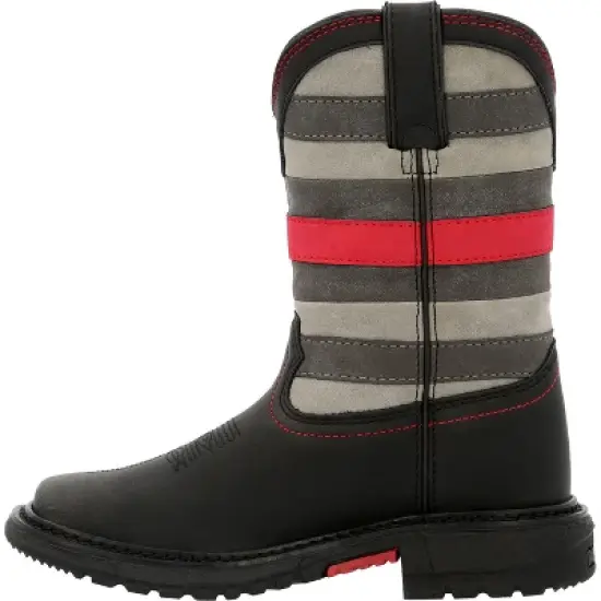 Kids Rocky Red Line Big Kid Western Boot image {4}