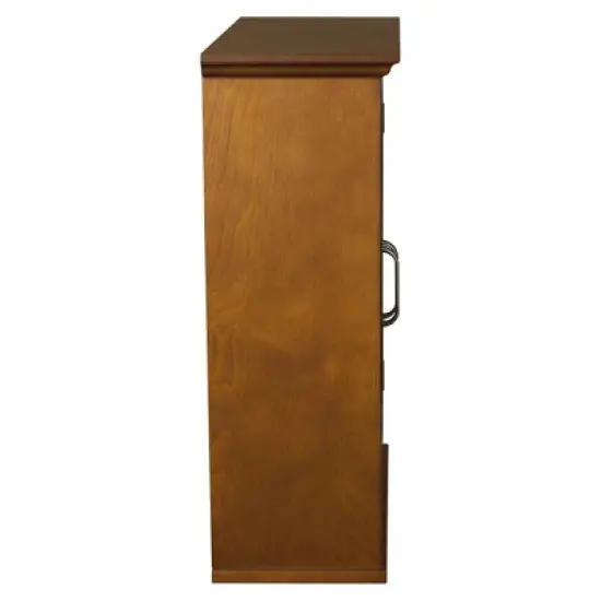 Avery Wall Cabinet Oil Oak Brown - Elegant Home Fashions image {5}