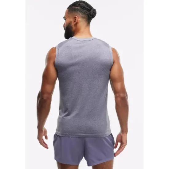 Peloton Men's Seamless Muscle Tank, Ash image {2}