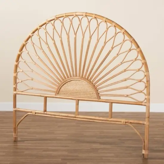 Perenna Natural Rattan Headboard Brown - bali & pari image {6}