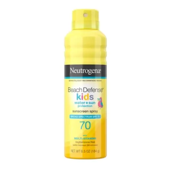 Neutrogena Beach Defense Kids' Sunscreen Spray - SPF70 - 6.5oz image {8}