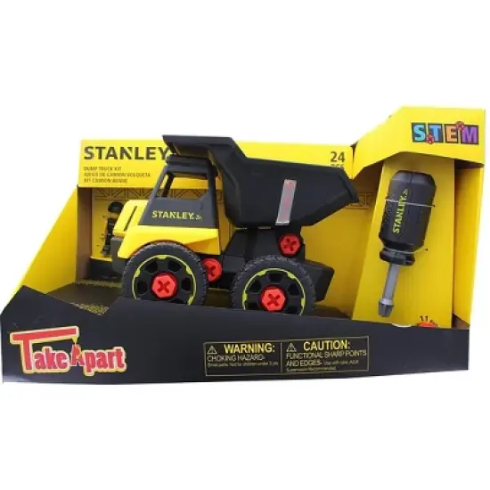 Red Tool Box Stanley Jr. Take A Part Classic | Dump Truck image {1}