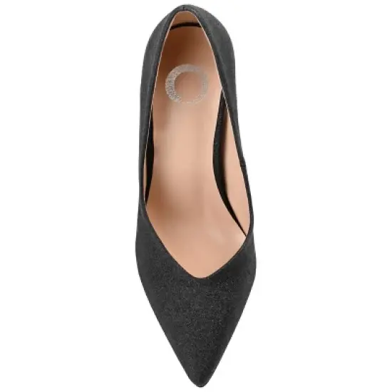 Journee Collection Womens Ninna Slip On High Stiletto Pointed Toe Pumps image {3}