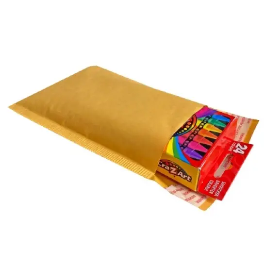 UOFFICE Pack of 500 Bulk Kraft Bubble Mailers 4" x 8" - #000 Self-Seal Padded Envelopes image {8}