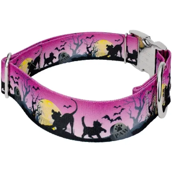 Country Brook Petz HossFit Jr Wide Premium  Dog Collar - Halloween Collection image {2}